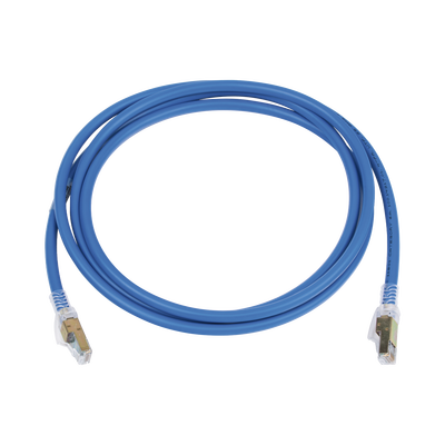 Patch Cord Z-MAX Cat6A UTP, CM/LS0H, 7ft, Color Azul