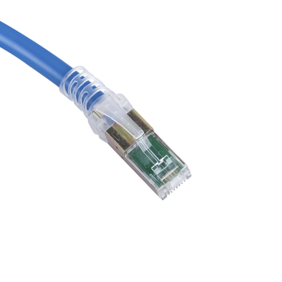 Patch Cord Z-MAX Cat6A UTP, CM, 7ft, Color Azul, Versión Bulk (Sin Empaque Individual)