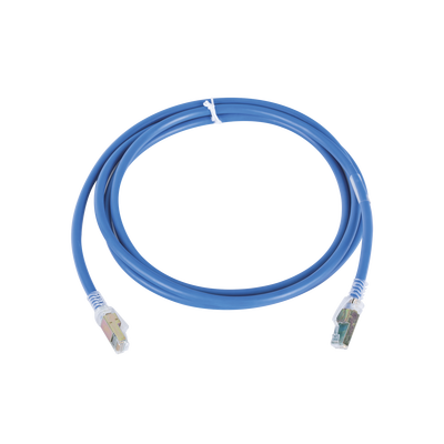 Patch Cord Z-MAX Cat6A UTP, CM, 7ft, Color Azul, Versión Bulk (Sin Empaque Individual)