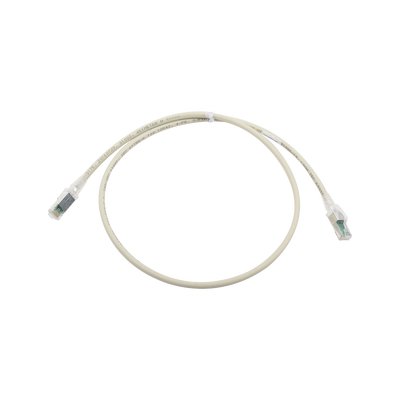 Patch Cord Z-MAX Cat6A S/FTP, CM/LS0H, 3ft, Color Gris, Versión Bulk (Sin Empaque Individual)