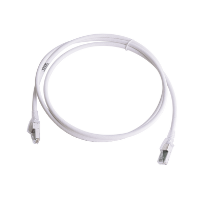 Patch Cord Z-MAX Cat6A S/FTP, CM/LS0H, 5ft, Color Blanco, Versión Bulk (Sin Empaque Individual)