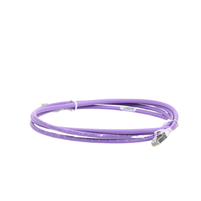 Patch Cord Z-MAX Cat6A S/FTP, CM/LS0H, 7ft, Color Violeta, Versión Bulk