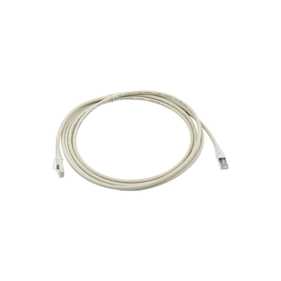 Patch Cord Z-MAX Cat6A S/FTP, CM/LS0H, 10ft, Color Gris, Versión Bulk (Sin Empaque Individual)