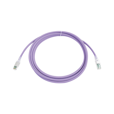 Patch Cord Z-MAX Cat6A S/FTP, CM/LS0H, 10ft, Color Violeta