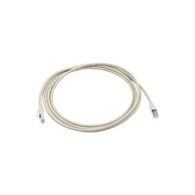 Patch Cord Z-MAX Cat6A S/FTP, CM/LS0H, 20ft, Color Gris, Versión Bulk (Sin Empaque Individual)