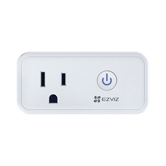 Enchufe Inteligente / Wi-Fi / Control a través de la Aplicación EZVIZ  / Permite Conocer el Consumo De Sus Dispositivos Conectados / Personalizar Horarios / Soporta Asistente de Voz de Google y Alexa