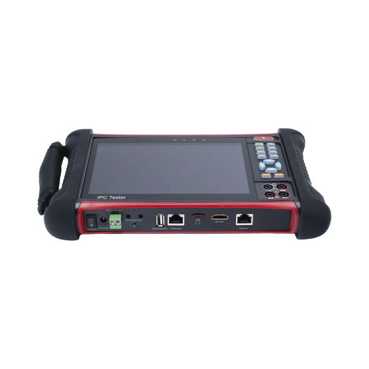 Probador de Vídeo Android con Pantalla LCD de 7" para IP ONVIF / HD-TVI 8MP (TurboHD) / Análogo, ONVIF, Wi-Fi, Scanner IP, WiFi, entrada HDMI/Medidor de potencia optica
