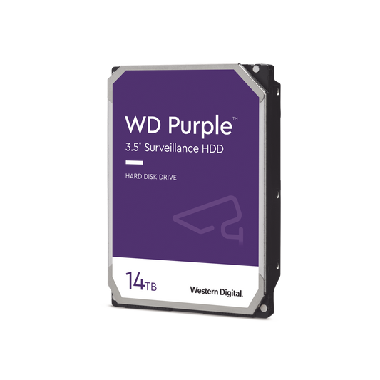 Disco duro WD de 14TB / 7200RPM / Optimizado para Videovigilancia